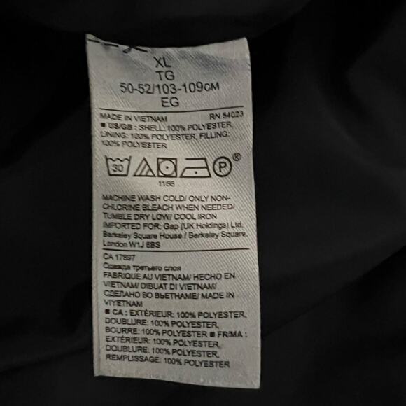 Banana Republic Men's Navy‎ Vest Size XL - Picture 7 of 9